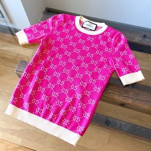 Gucci Jacquard Knit Top